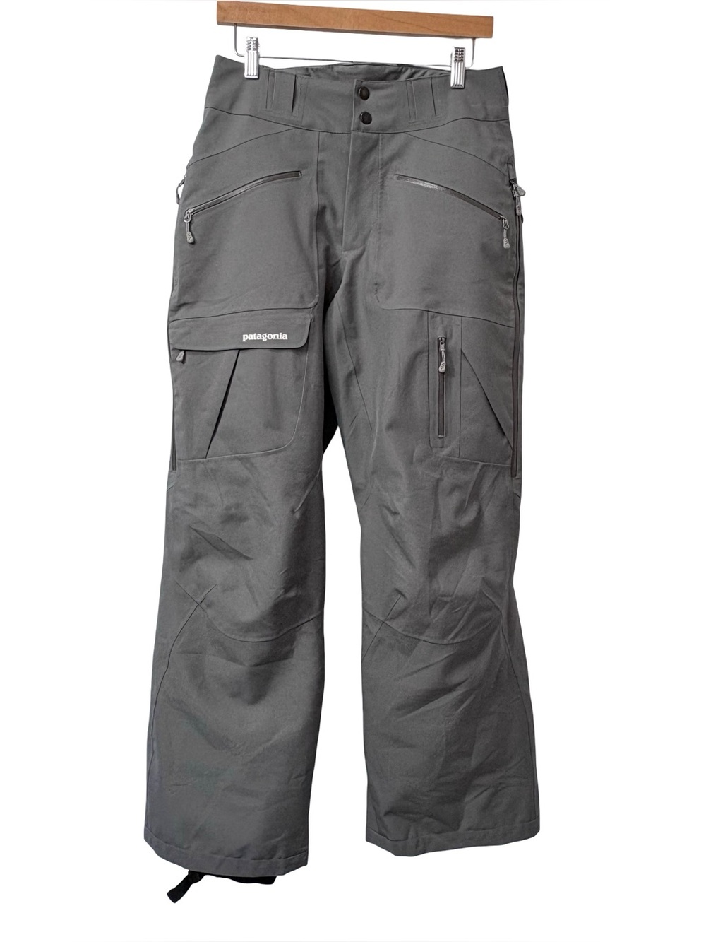 Patagonia Powder Bowl Snowboard Pants
Small Forge Gray Regular Fit Gore-Tex Mens